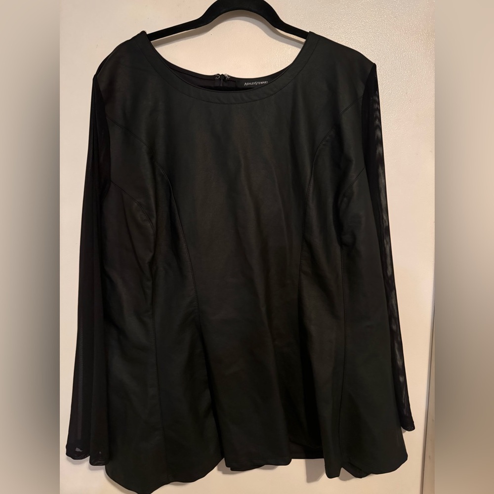 Ashley Stewart genuine pleather